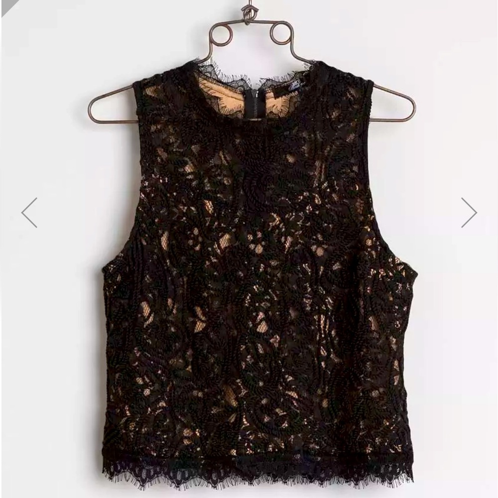 BKE Boutique Lace Tank Top